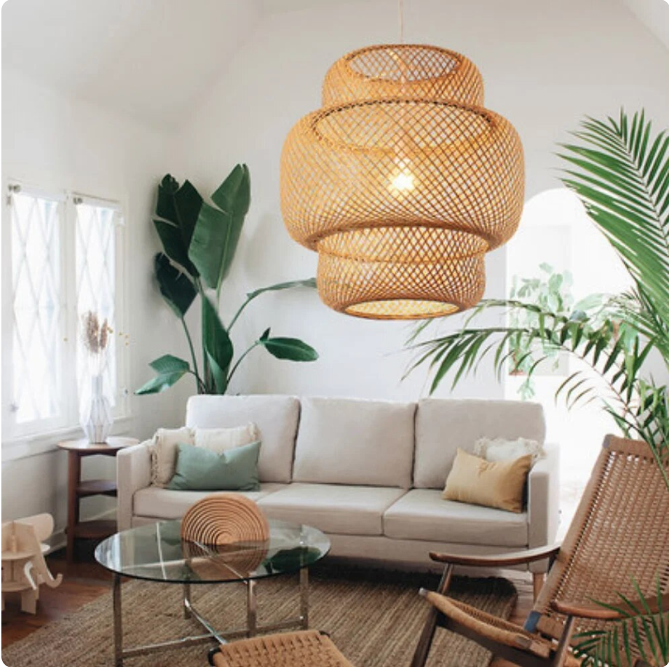 Gemütliche BOHO Wohnzimmerlampe