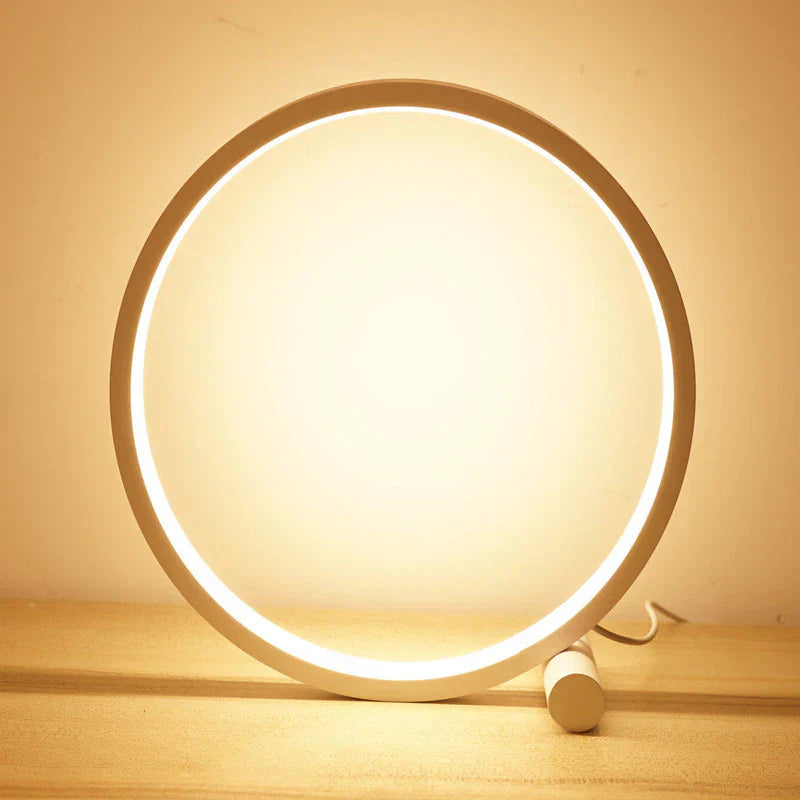 Moderne halo led nachttischlampe